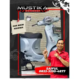 Perfect Condition!!Vespa LX 125 Led 2023 Plat Jatim Mulus-Mustika