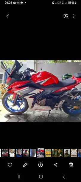 CBR 2017 low odo, ban tembus
