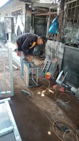Tukang las pembuatan pagar kanopi tralis jendela