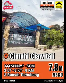 Murahhh Jual Cepat Rumah Ciawi Tali Cimahi