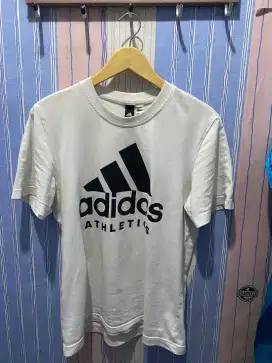 Kaos Adidas Balok Big Logo putih