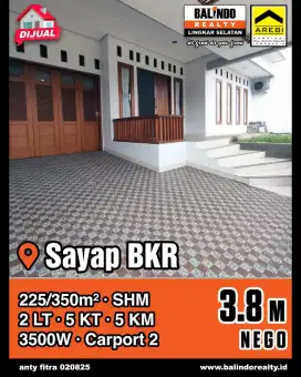 Rumah Cantik Semi Furnished Sayap BKR