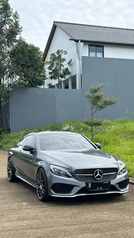 MERCEDES BENZ C43 AMG 2017 ABU ABU MULUS