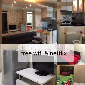 Sewa transit dan harian ready 2BR Apartemen Kalibata City Jakarta