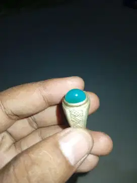 Batu Bacan bluish green