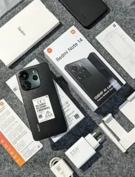 Redmi note 14 8/256 gb baru 3 minggu fullset no minus