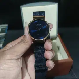 JAM TANGAN ALEXANDRE CHRISTIE AC 8523 ROSE GOLD BLUE