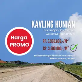Investasi Cerdas di Lokasi Kartasura, SHM, Akses Jalan Cor 6 Meter