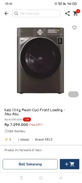 Promo mesin cuci