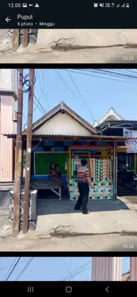 Rumah 1kamar tidur 1 k mandi  SHM