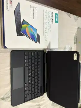 Ipad bluetooth keyboard case (floating) like new