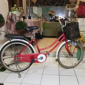 Sepeda Genio 24 inch Keranjang Like new