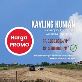 Kavling Strategis Dekat Pusat Kota Solo,  Bisa Bayar Cicil Tanpa Bunga