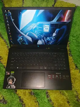 ACER NITRO V15 RYZEN 5 RTX 3050 FULLSET LIKE NEW