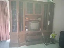 Lemari buffet jati