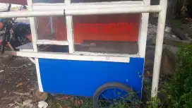 Jual cepat gerobak gorengan dll serba guna