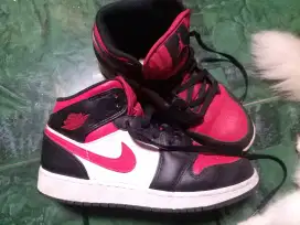 Air Jordan 1 Mid Bred Toe