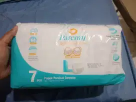 Pempers dewasa perekat merk parenty isi 7pcs uk. L