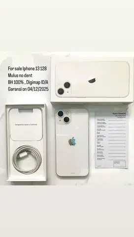 Iphone 13 128 GB (garansi resmi on)