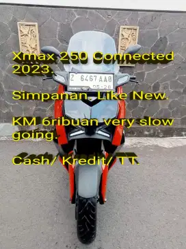 Xmax Connected 2023. Pajak ON. Simpanan. Like New. Ori. Cash/Kredit/TT
