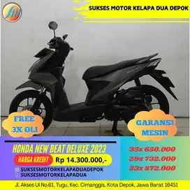 HONDA NEW BEAT DELUXE 2023 CASH/KREDIT DP MULAI 400RB AJA