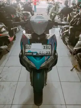 Yamaha Aerox 155cc 2023 biru pemakaian 2024