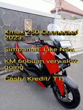 Xmax Connected 2023. Pajak ON. Simpanan. Like New. Ori. Cash/Kredit/TT