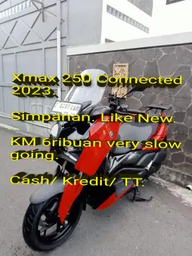 Xmax Connected 2023. Pajak ON. Simpanan. Like New. Ori. Cash/Kredit/TT