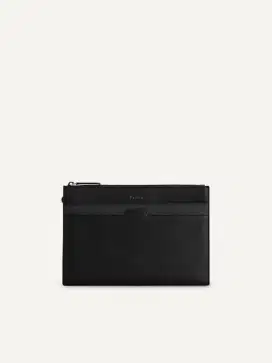 Tas tangan pria pedro original slim leather kulit | clutch pedro