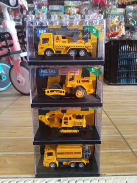 mainan anak diecast kontruksi akrilik