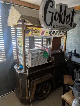 Gerobak booth goklat minuman