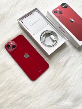 Iphone 13 128gb red, resmi iBox (like new)