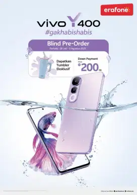 PO Vivo Y400 dapatkan gift menarik