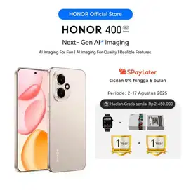 HONOR 400 Next-Gen AI Imaging