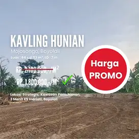 Kavling Strategis Mojosongo Boyolali – Siap Bangun, SHM Aman