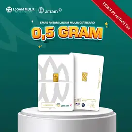 Jual Beli Emas LM Antam 0,5 gram Certieye RM 2025
