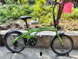 Sepeda lipet ukuran 20 untuk usia 5 sampai 15 tahun