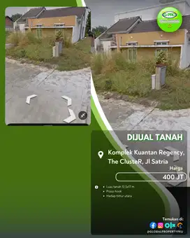 Dijual Tanah Komplek Kuantan Regency Siap Bangun Pekanbaru!