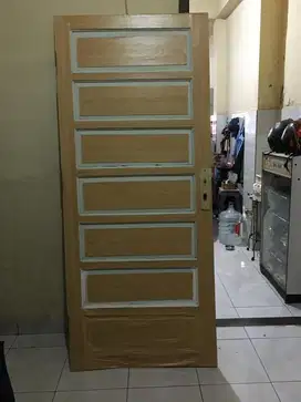 Pintu kayu bayam ukuran 90x210