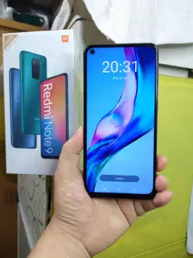 Xiaomi Redmi Note 9 Ram 4/64GB Second fullset Normal. ORIGINAL..
