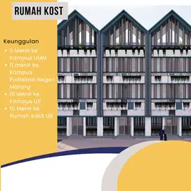 Lokasi Premium: 11 Menit ke Polinema & 15 Menit ke UB
