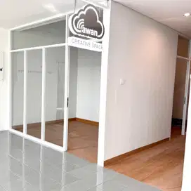 Sewa New furnished ruangan kerja aesthetic free wifi, ac, air minum