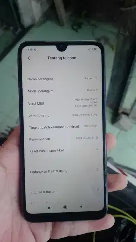 Di jual Xiaomi redmi 7 lagi bu