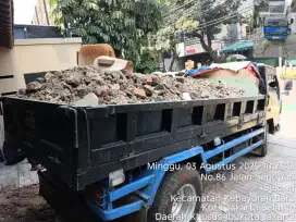 Jasa angkut puing dan pengurugan