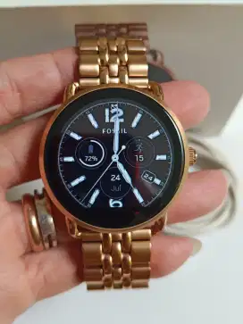 Smartwatch fossil Q WANDER 2 rose gold original bekas normal siap pake