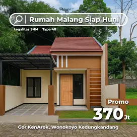 Jual Rumah Pemandangan Kota Indah, Lokasi Strategis di Pusat Malang