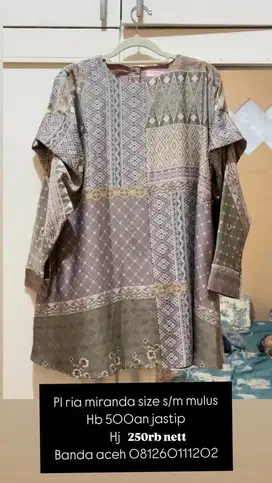Preloved baju ria miranda