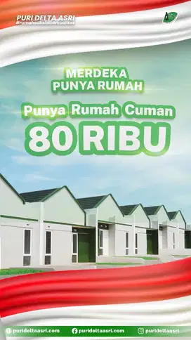 RUMAH SUBSIDI BOOKING CUMA 80 RIBU