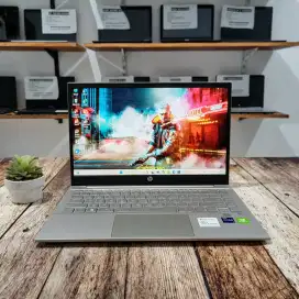 Laptop bekas Hp Pavilion 14 Core i7-Gen11 Nvidia