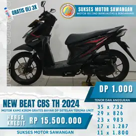 ORDER LANGSUNG HONDA NEW BEAT CBS TH 2024 , CASH ATAU KREDIT